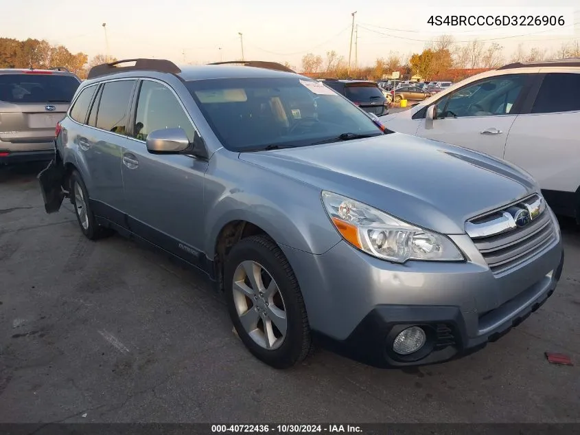 2013 Subaru Outback 2.5I Premium VIN: 4S4BRCCC6D3226906 Lot: 40722436