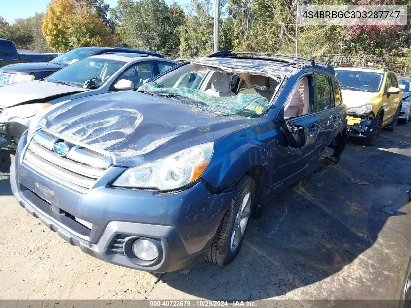 2013 Subaru Outback 2.5I Premium VIN: 4S4BRBGC3D3287747 Lot: 40723579