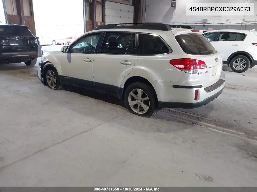 2013 Subaru Outback 2.5I Limited VIN: 4S4BRBPCXD3296073 Lot: 40731650