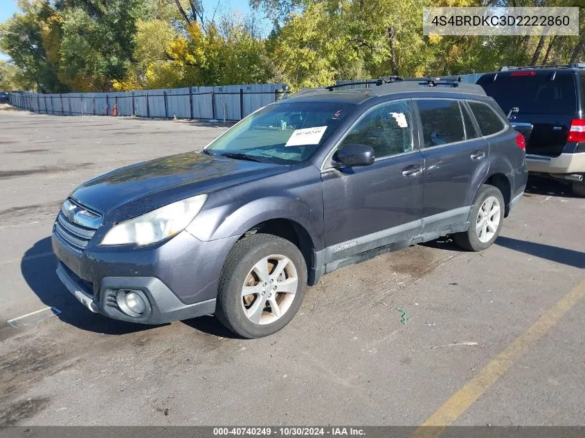 4S4BRDKC3D2222860 2013 Subaru Outback 3.6R Limited