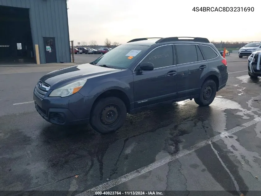 4S4BRCAC8D3231690 2013 Subaru Outback 2.5I