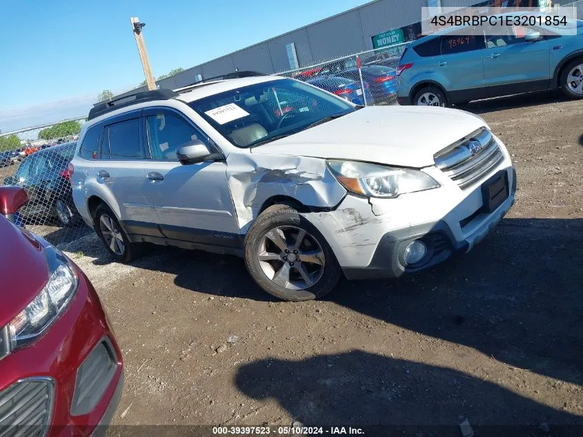 4S4BRBPC1E3201854 2014 Subaru Outback 2.5I Limited