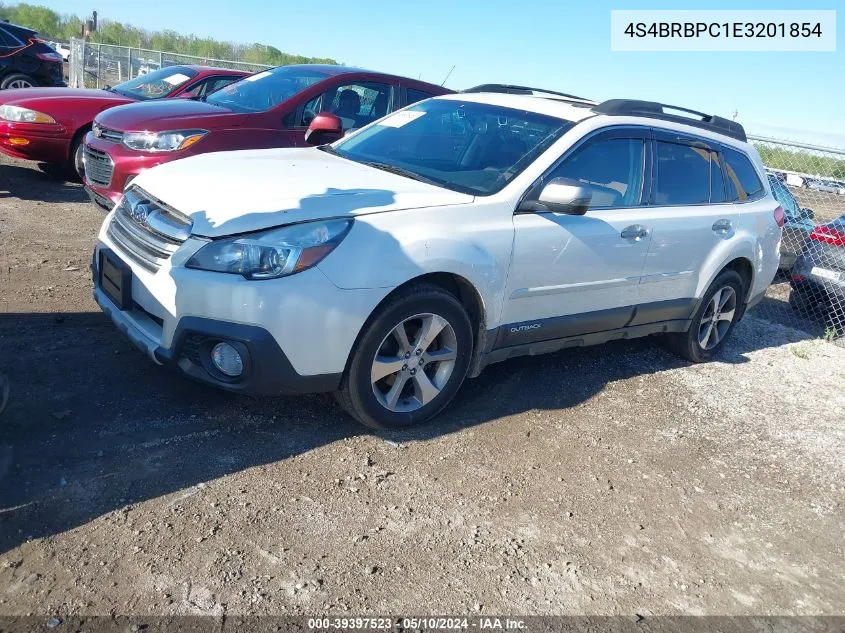 2014 Subaru Outback 2.5I Limited VIN: 4S4BRBPC1E3201854 Lot: 39397523