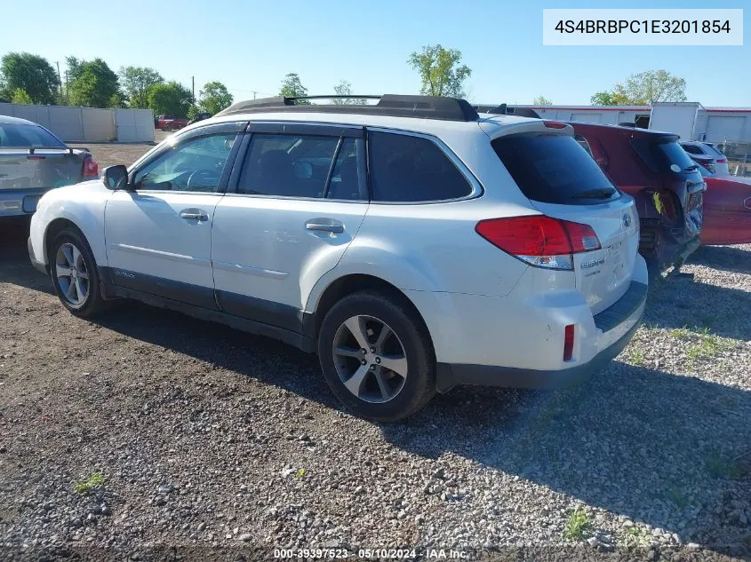 2014 Subaru Outback 2.5I Limited VIN: 4S4BRBPC1E3201854 Lot: 39397523