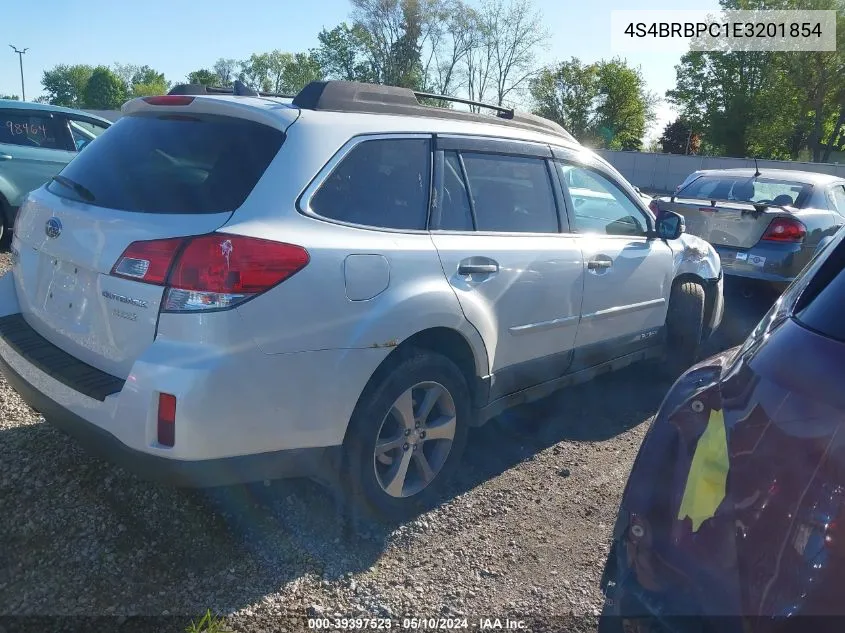 2014 Subaru Outback 2.5I Limited VIN: 4S4BRBPC1E3201854 Lot: 39397523