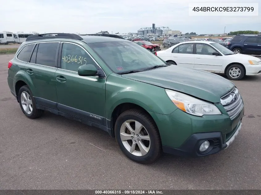 4S4BRCKC9E3273799 2014 Subaru Outback 2.5I Limited