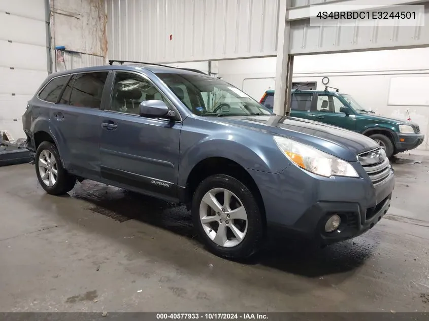 2014 Subaru Outback 2.5I Premium VIN: 4S4BRBDC1E3244501 Lot: 40577933