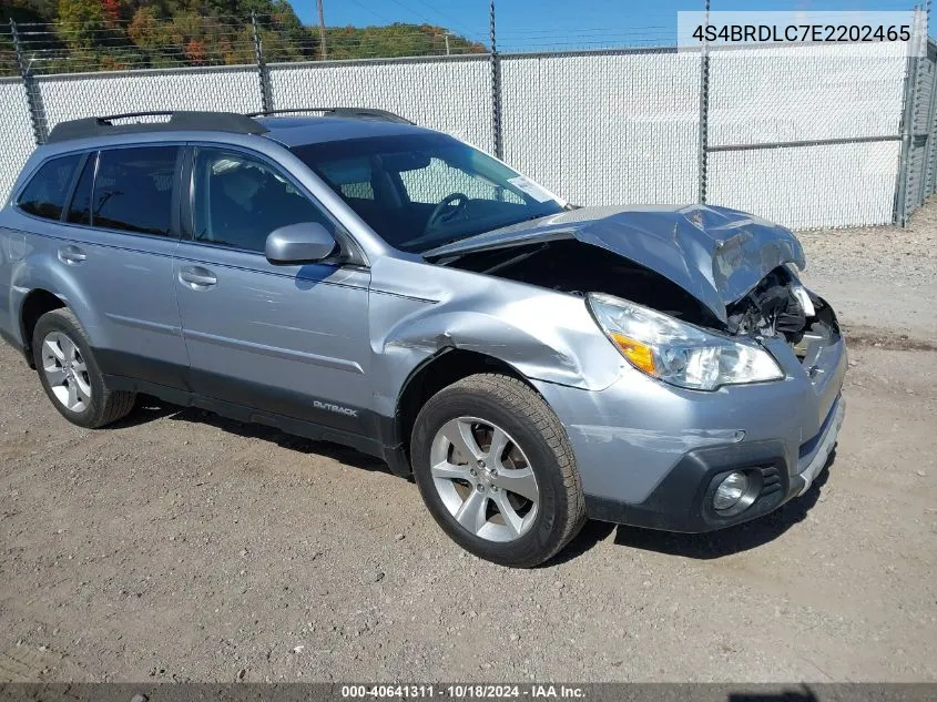 2014 Subaru Outback 3.6R Limited VIN: 4S4BRDLC7E2202465 Lot: 40641311