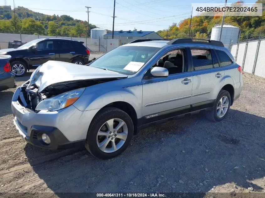 2014 Subaru Outback 3.6R Limited VIN: 4S4BRDLC7E2202465 Lot: 40641311