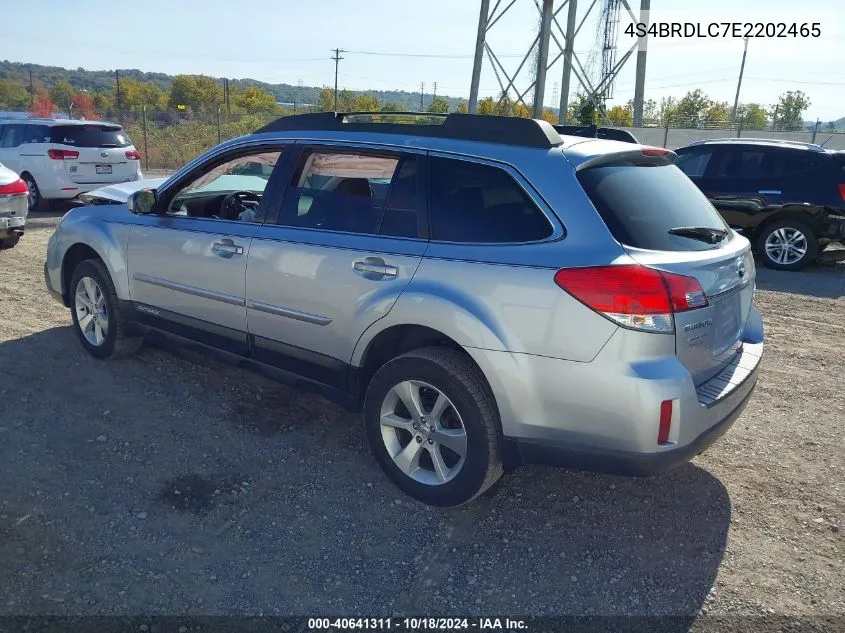 2014 Subaru Outback 3.6R Limited VIN: 4S4BRDLC7E2202465 Lot: 40641311