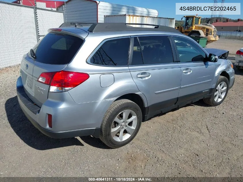 2014 Subaru Outback 3.6R Limited VIN: 4S4BRDLC7E2202465 Lot: 40641311