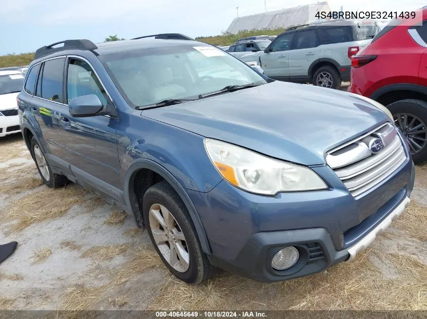 2014 Subaru Outback 2.5I Limited VIN: 4S4BRBNC9E3241439 Lot: 40645649