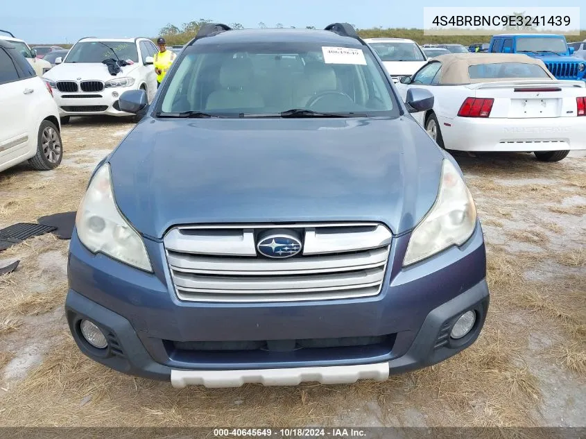 2014 Subaru Outback 2.5I Limited VIN: 4S4BRBNC9E3241439 Lot: 40645649