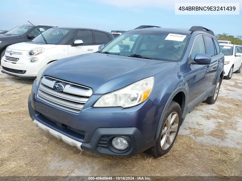 2014 Subaru Outback 2.5I Limited VIN: 4S4BRBNC9E3241439 Lot: 40645649