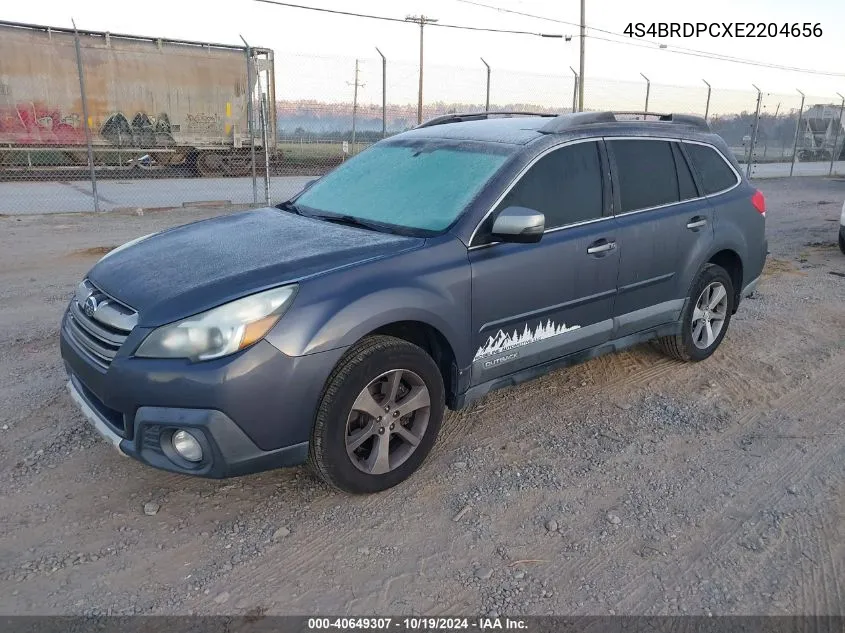 4S4BRDPCXE2204656 2014 Subaru Outback 3.6R Limited