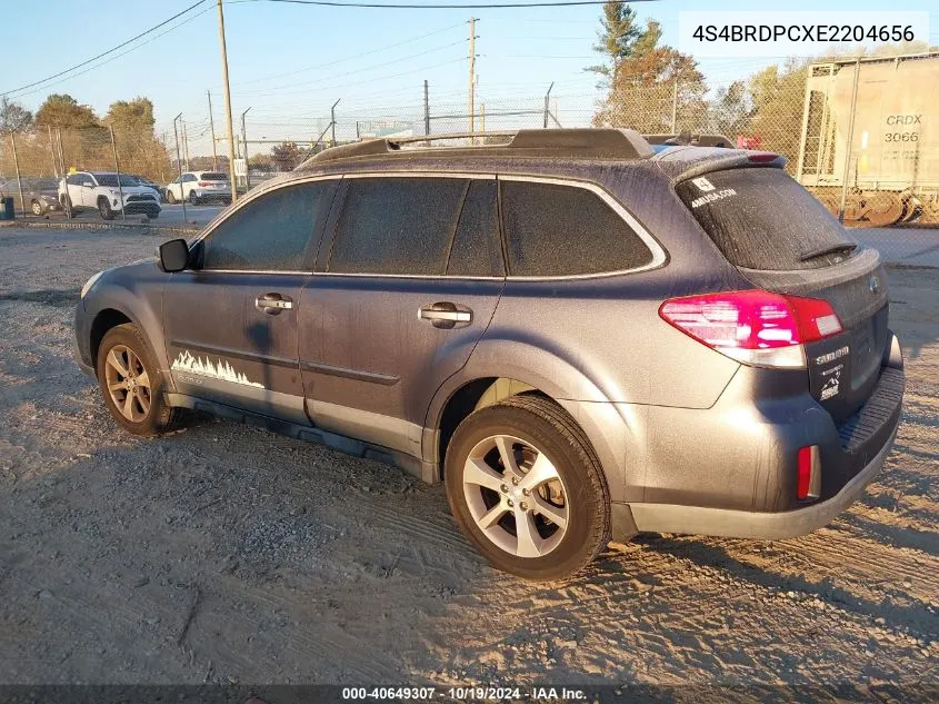 4S4BRDPCXE2204656 2014 Subaru Outback 3.6R Limited