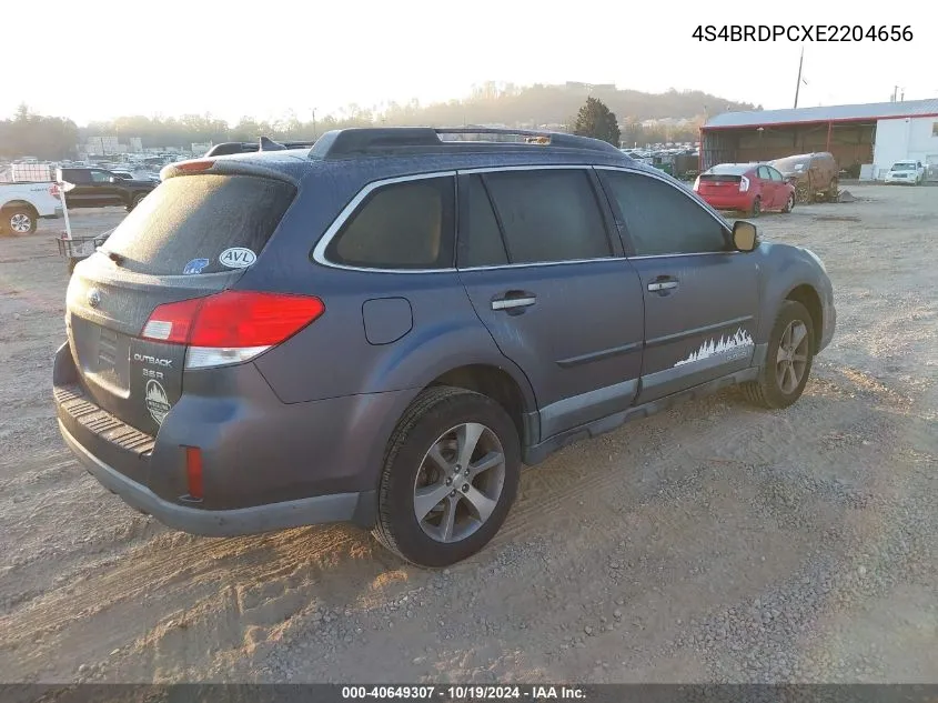 4S4BRDPCXE2204656 2014 Subaru Outback 3.6R Limited