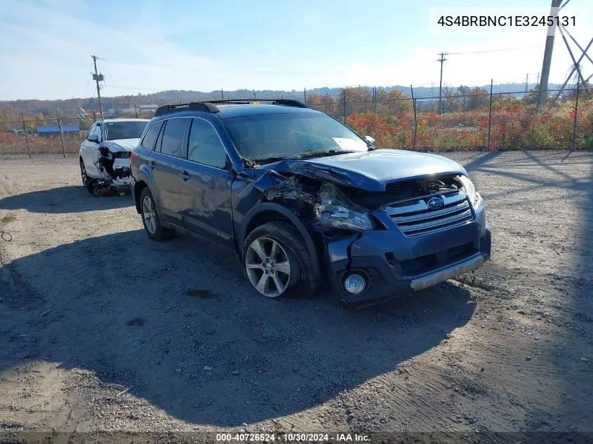 2014 Subaru Outback 2.5I Limited VIN: 4S4BRBNC1E3245131 Lot: 40726524