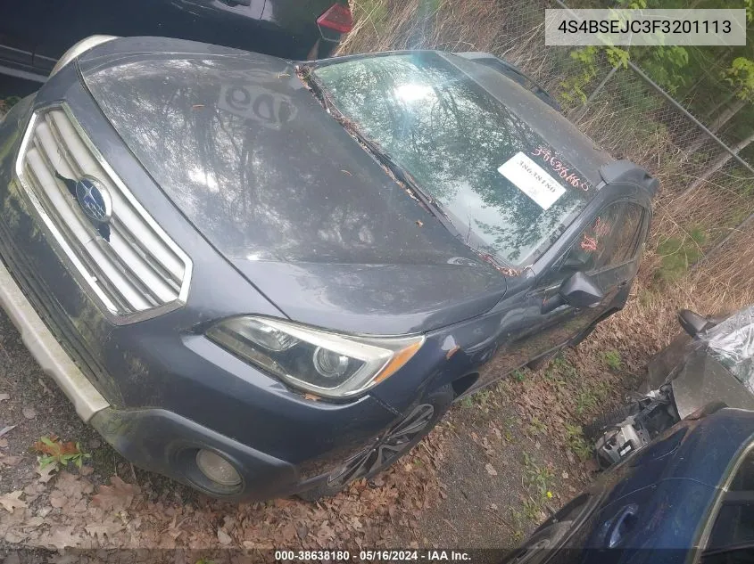 2015 Subaru Outback 3.6R Limited VIN: 4S4BSEJC3F3201113 Lot: 38638180