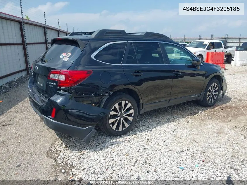 2015 Subaru Outback 3.6R Limited VIN: 4S4BSEJC4F3205185 Lot: 39356115