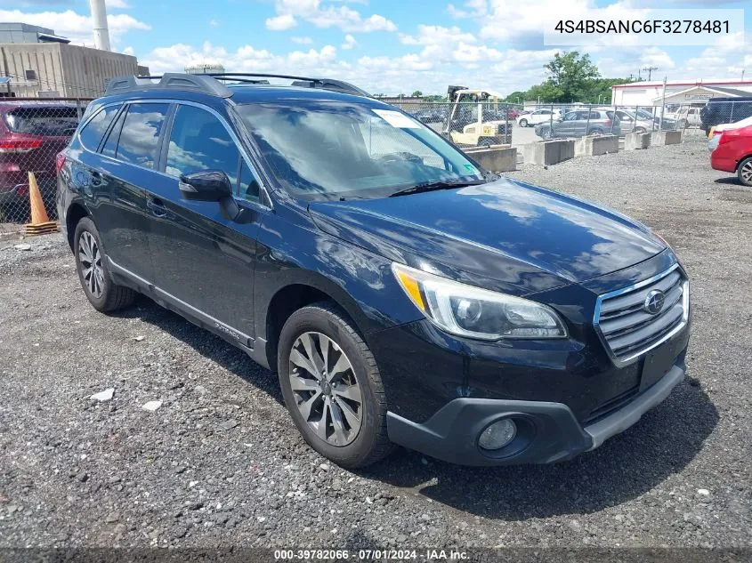 4S4BSANC6F3278481 2015 Subaru Outback 2.5I Limited