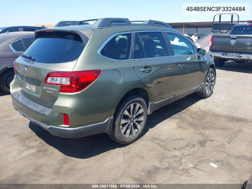 4S4BSENC3F3324484 2015 Subaru Outback 3.6R Limited