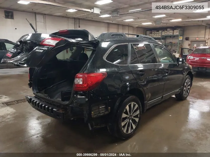 4S4BSAJC6F3309055 2015 Subaru Outback 2.5I Limited