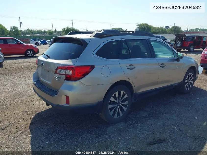 4S4BSEJC2F3204682 2015 Subaru Outback 3.6R Limited