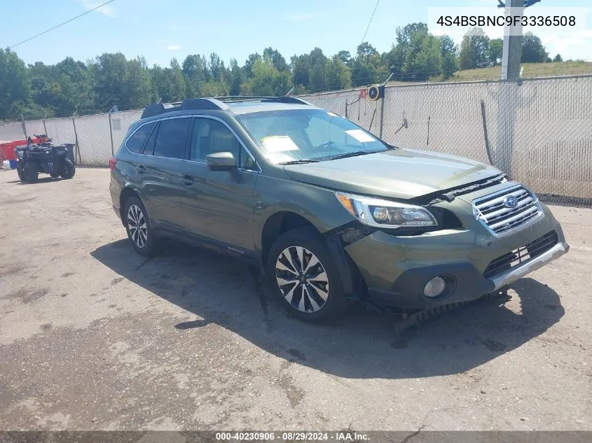 2015 Subaru Outback 2.5I Limited VIN: 4S4BSBNC9F3336508 Lot: 40230906