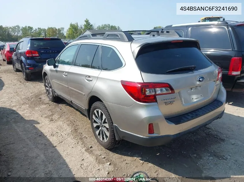 4S4BSANC6F3241690 2015 Subaru Outback 2.5I Limited