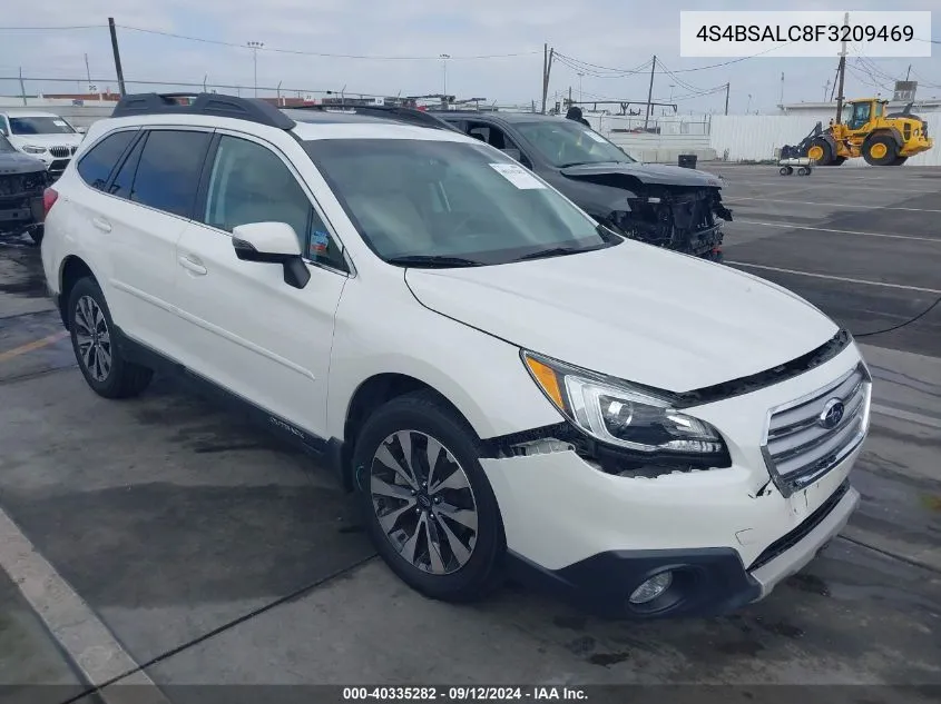 2015 Subaru Outback 2.5I Limited VIN: 4S4BSALC8F3209469 Lot: 40335282