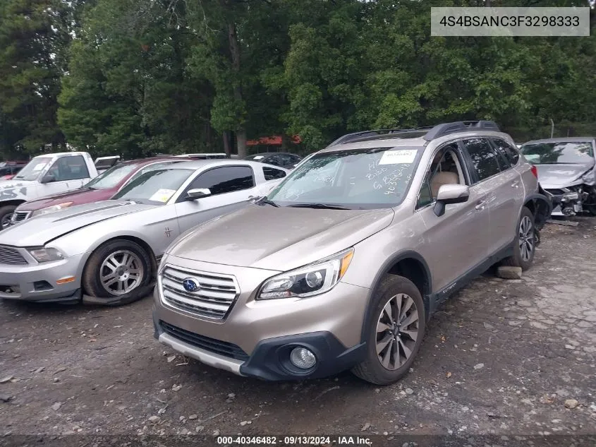 4S4BSANC3F3298333 2015 Subaru Outback 2.5I Limited