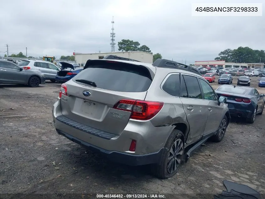 4S4BSANC3F3298333 2015 Subaru Outback 2.5I Limited