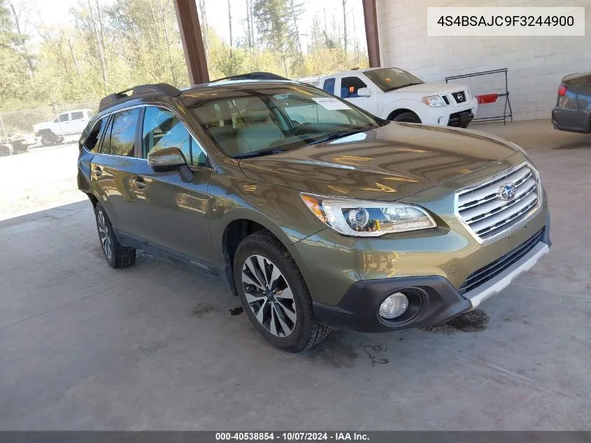 2015 Subaru Outback 2.5I Limited VIN: 4S4BSAJC9F3244900 Lot: 40538854