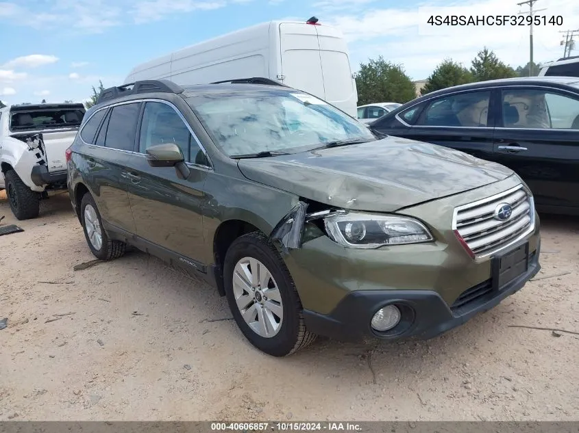 2015 Subaru Outback 2.5I Premium VIN: 4S4BSAHC5F3295140 Lot: 40606857