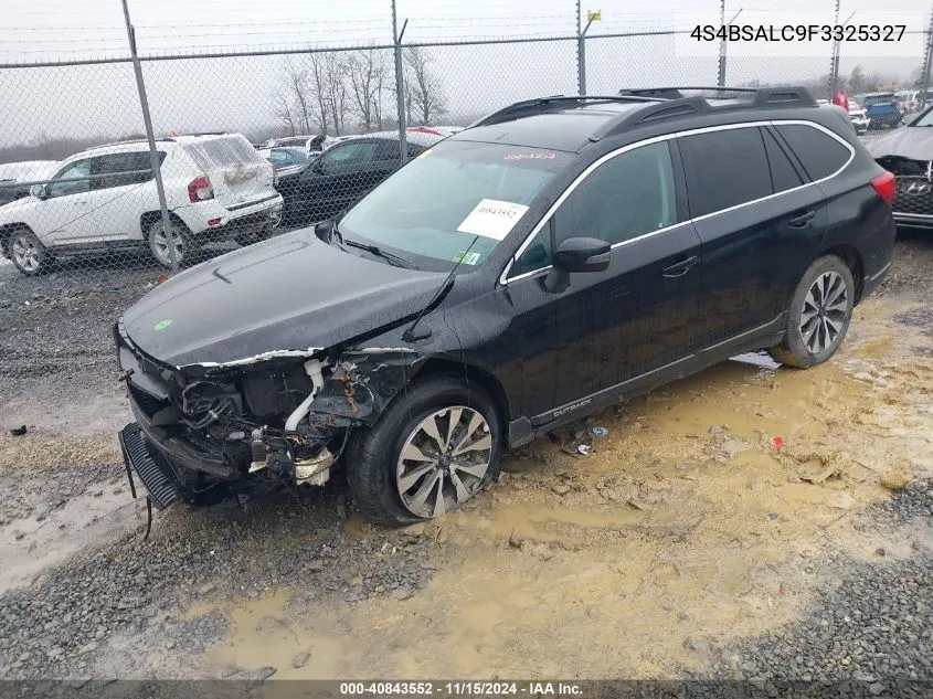 2015 Subaru Outback 2.5I Limited VIN: 4S4BSALC9F3325327 Lot: 40843552