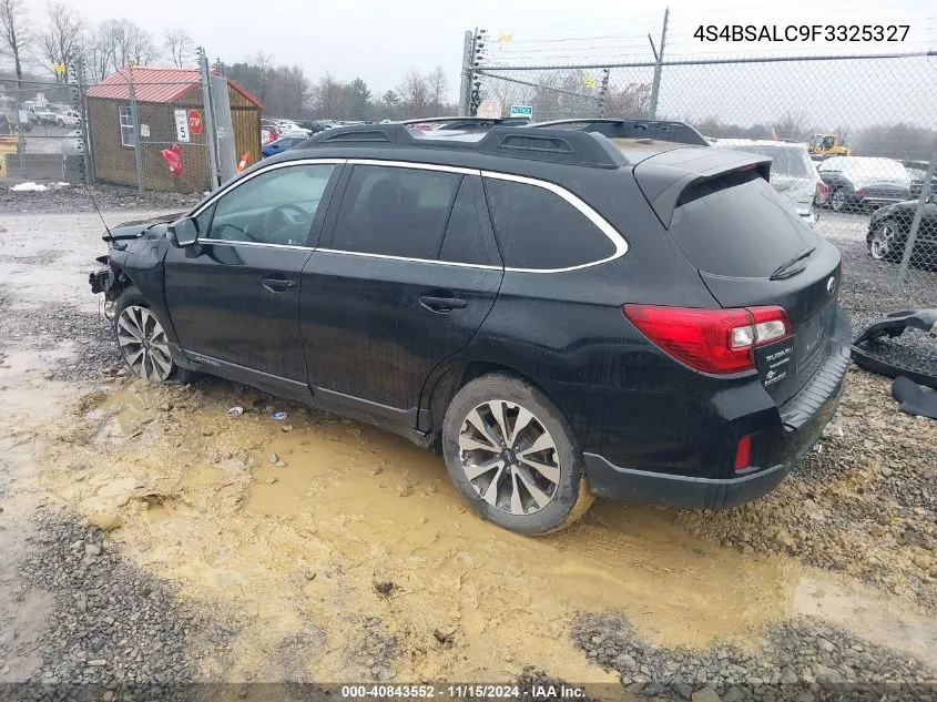 2015 Subaru Outback 2.5I Limited VIN: 4S4BSALC9F3325327 Lot: 40843552