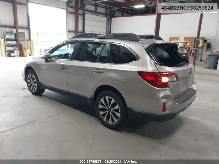 4S4BSBNC7G3253824 2016 Subaru Outback 2.5I Limited