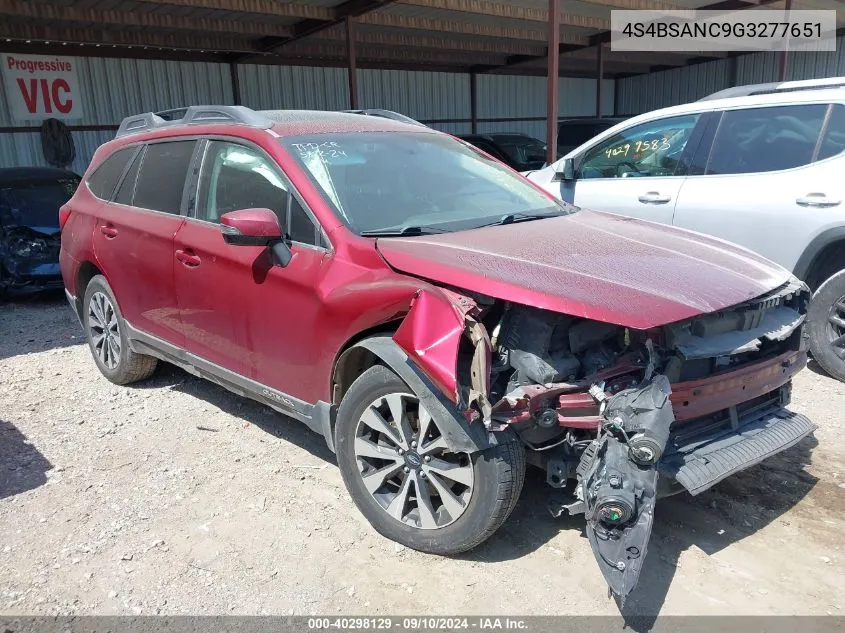 4S4BSANC9G3277651 2016 Subaru Outback 2.5I Limited