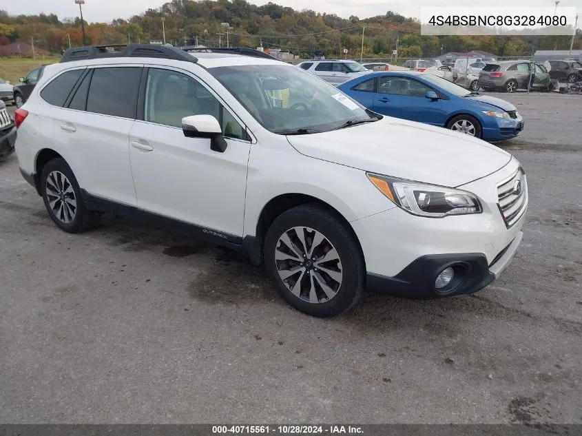 2016 Subaru Outback 2.5I Limited VIN: 4S4BSBNC8G3284080 Lot: 40715561