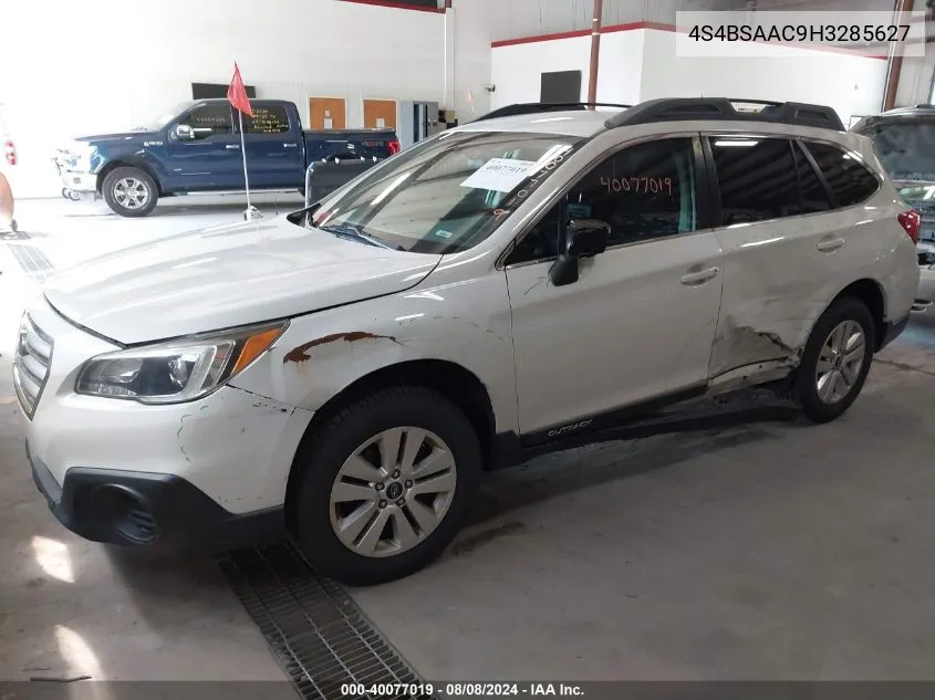 4S4BSAAC9H3285627 2017 Subaru Outback 2.5I