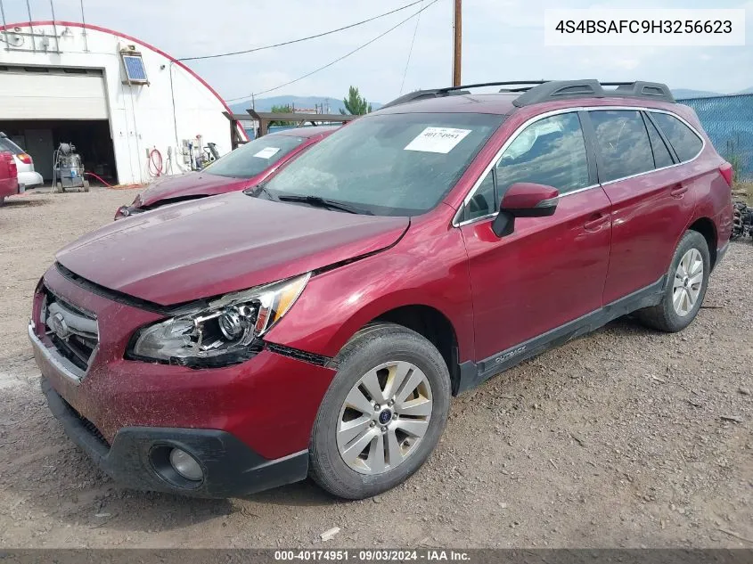 4S4BSAFC9H3256623 2017 Subaru Outback 2.5I Premium