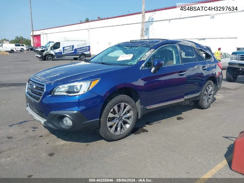 2017 Subaru Outback Touring VIN: 4S4BSATC4H3297634 Lot: 40255946