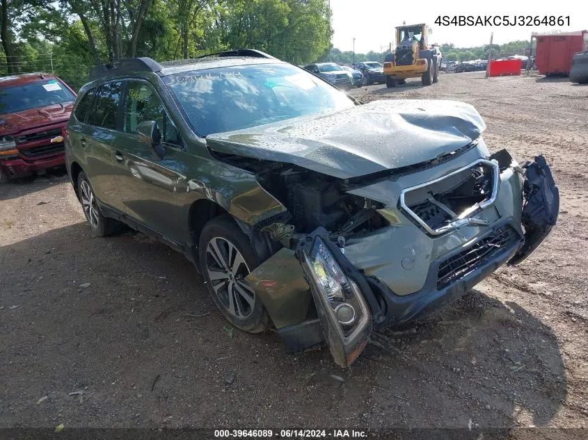 4S4BSAKC5J3264861 2018 Subaru Outback 2.5I Limited