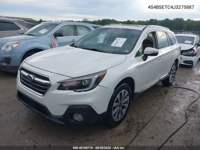 2018 Subaru Outback 3.6R Touring VIN: 4S4BSETC4J3275887 Lot: 40186718