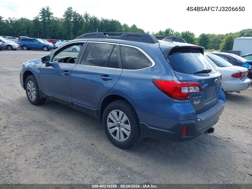 4S4BSAFC7J3206650 2018 Subaru Outback 2.5I Premium