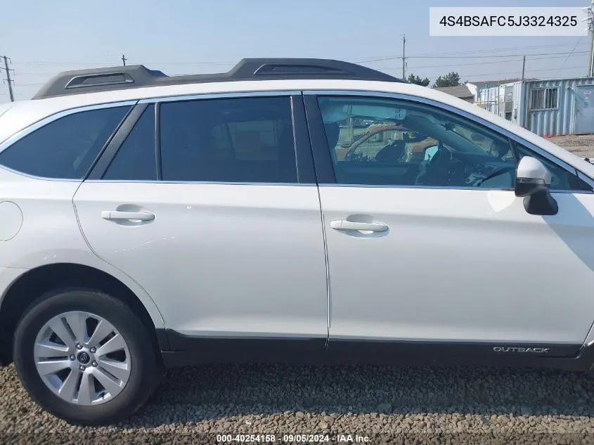 4S4BSAFC5J3324325 2018 Subaru Outback 2.5I Premium