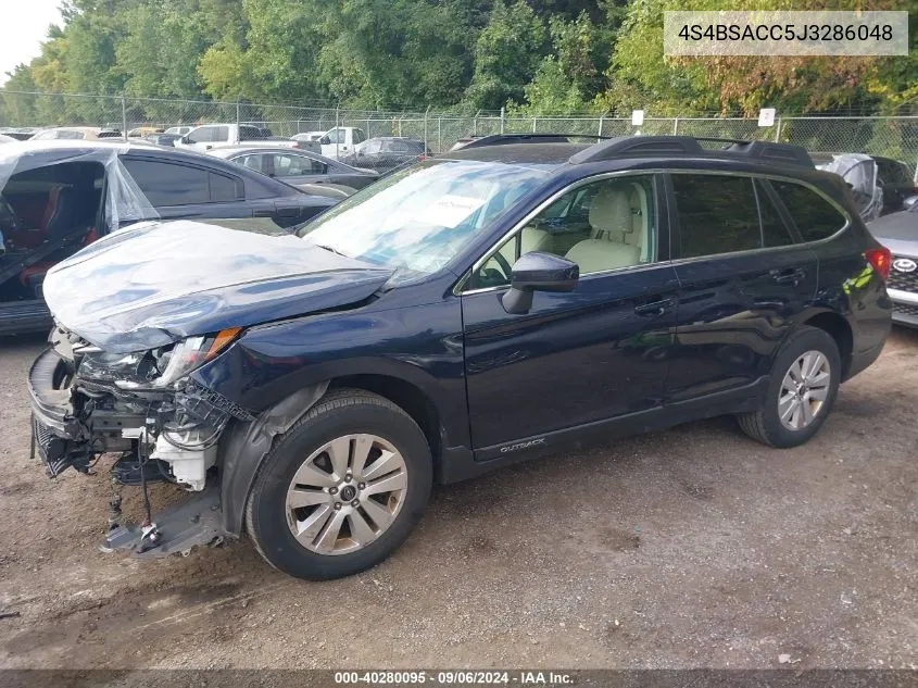 4S4BSACC5J3286048 2018 Subaru Outback 2.5I Premium