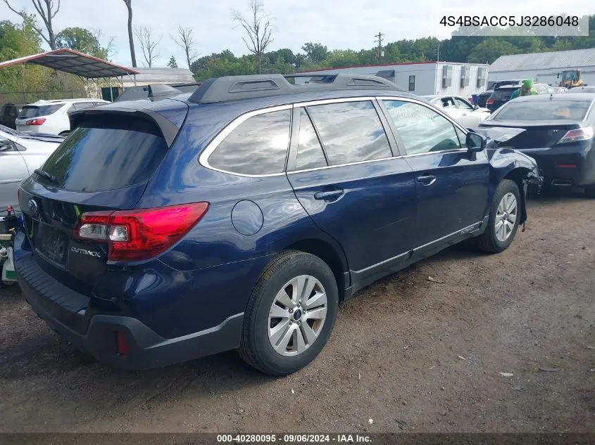 4S4BSACC5J3286048 2018 Subaru Outback 2.5I Premium