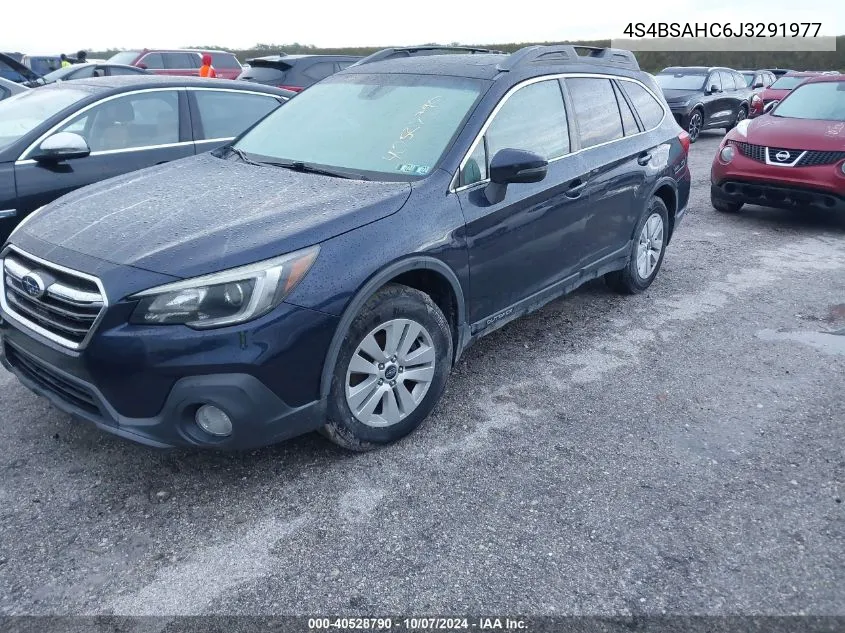 2018 Subaru Outback 2.5I Premium VIN: 4S4BSAHC6J3291977 Lot: 40528790